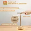 Classic Touch Sensor LED Table Lamp Rechargeable Cordless Desk Lamp 3 Color Adjustable Temperatures Modern Style LED Night Light 3