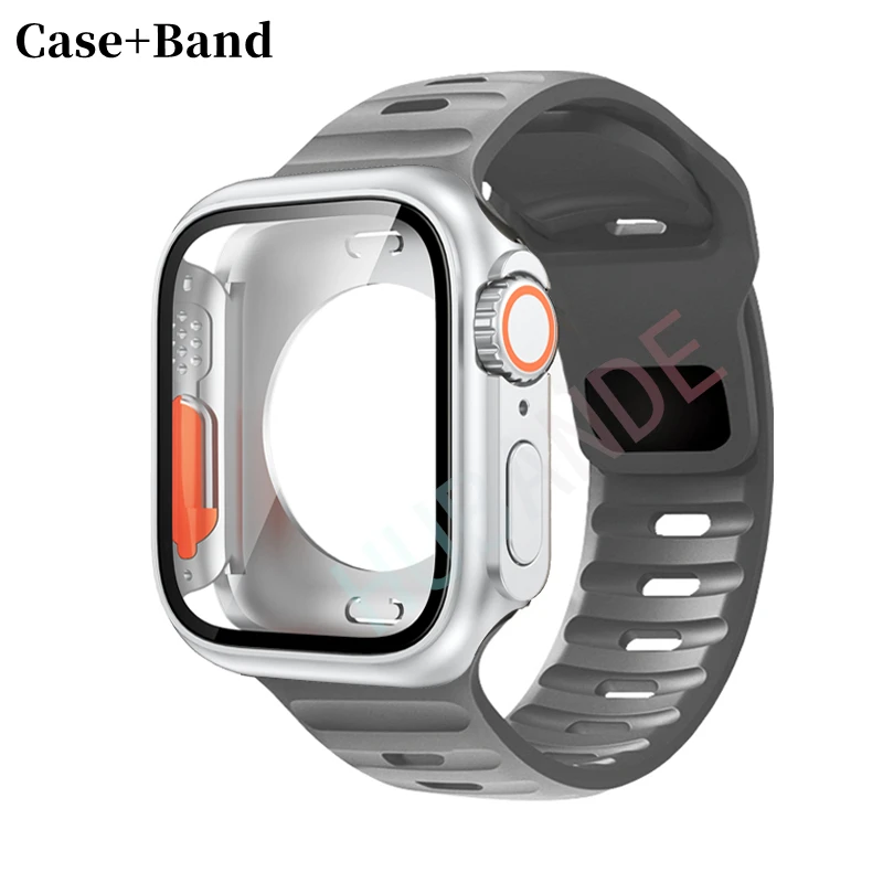 Ultra Silicone Strap and Protective Case with Screen Guard