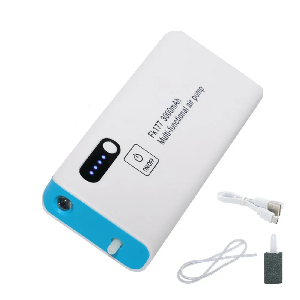Fishing Aerator Air Pump USB Charging Oxygen Pump Car Oxygenated Portable Fish Tank Aerator Outdoor Fishing