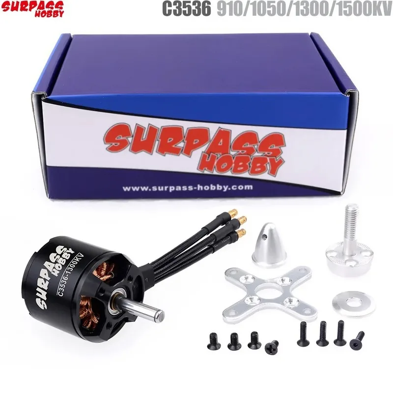 

Наружный ротор Superpass Hobby C3536 (2814) бесщеточный двигатель превосходит фиксированные компоненты крыла