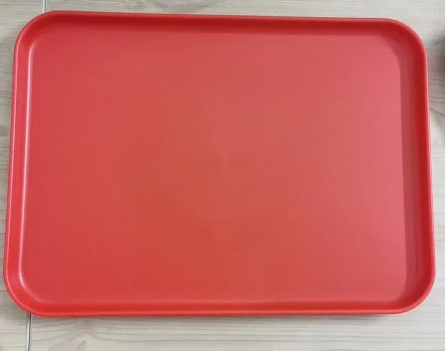 Milopon - Vassoio rettangolare in plastica, per settore gastronomico