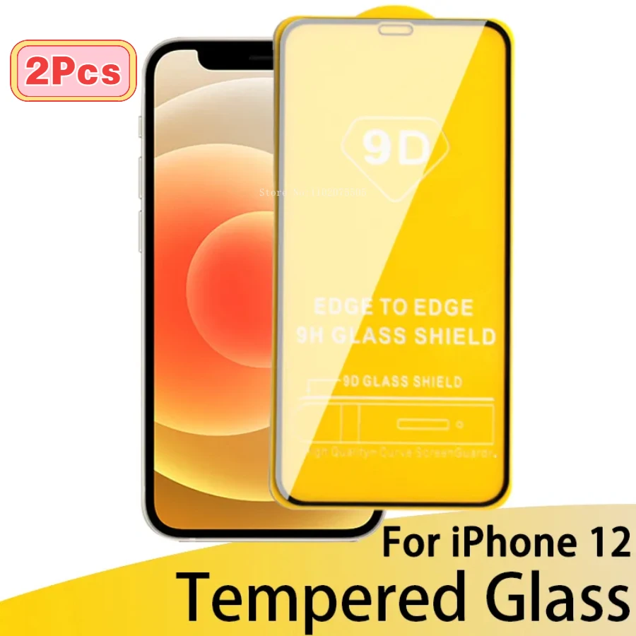 

Защитное закаленное стекло 9D для iPhone14 13 12 11 Pro Max 6 7 8Plus X XR XS Max