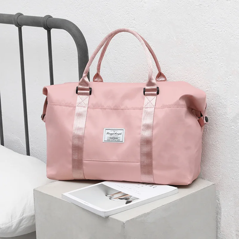 

2022 New Fashion Gym Bag Dry Wet Separation Fitness Sports Bag for Women Large Capacity Waterproof Travel Duffle Casual Handbag