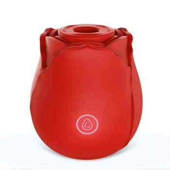 Red Rose Sucking Vaginal Vibrator