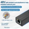 48V to 12V POE Splitter Adapter Active DC Adaptive Separator Isolated Cable Supply Module Injector  for 1000M IP Camera1.2A 3