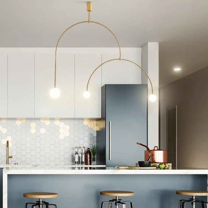 Nordic minimalist chandelier image 7