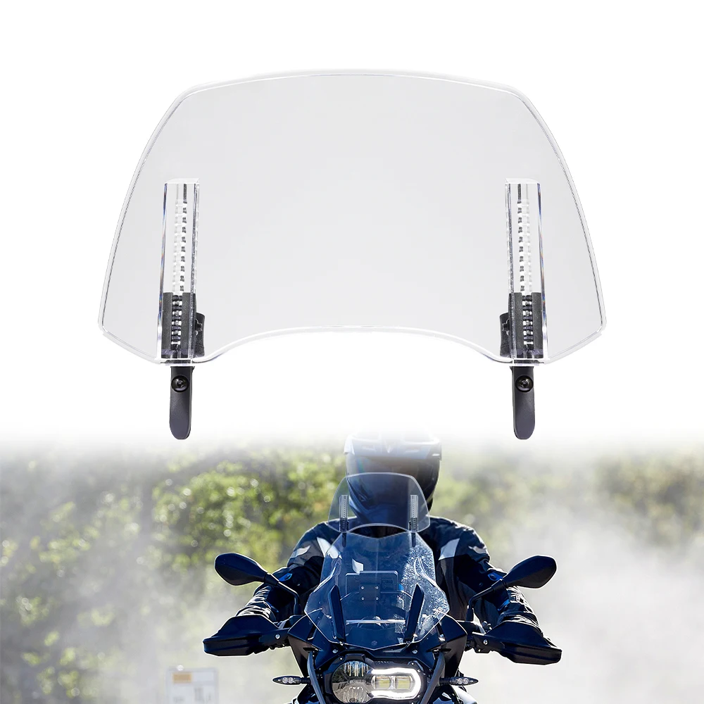 KEMIMOTO Motorrad Windschutzscheibe Universal Windschutzscheibe Deflektor für BMW R1250GS R1200GS Heighten Extension Windschutzscheibe Zubehör – Detail 10