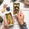 Golden Art Nouveau Tarot Cards Exquisite Packaging Tarot Deck with Guidebook English Version Tarot Oracle Cards for Beginners 4
