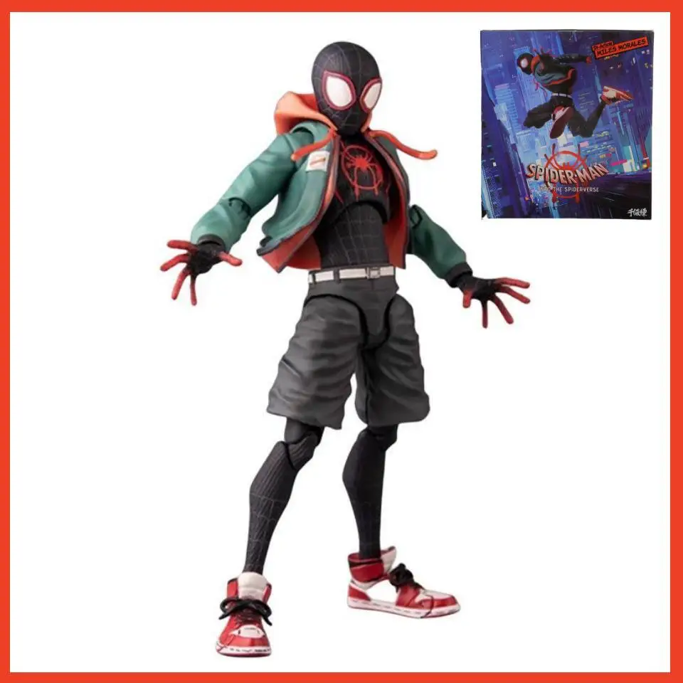 Figurine Spider-Man dans le Spider-Verse Peter Toe Miles Morales en PVC  modèle d'anime Marvel jouets SpidSuffolk