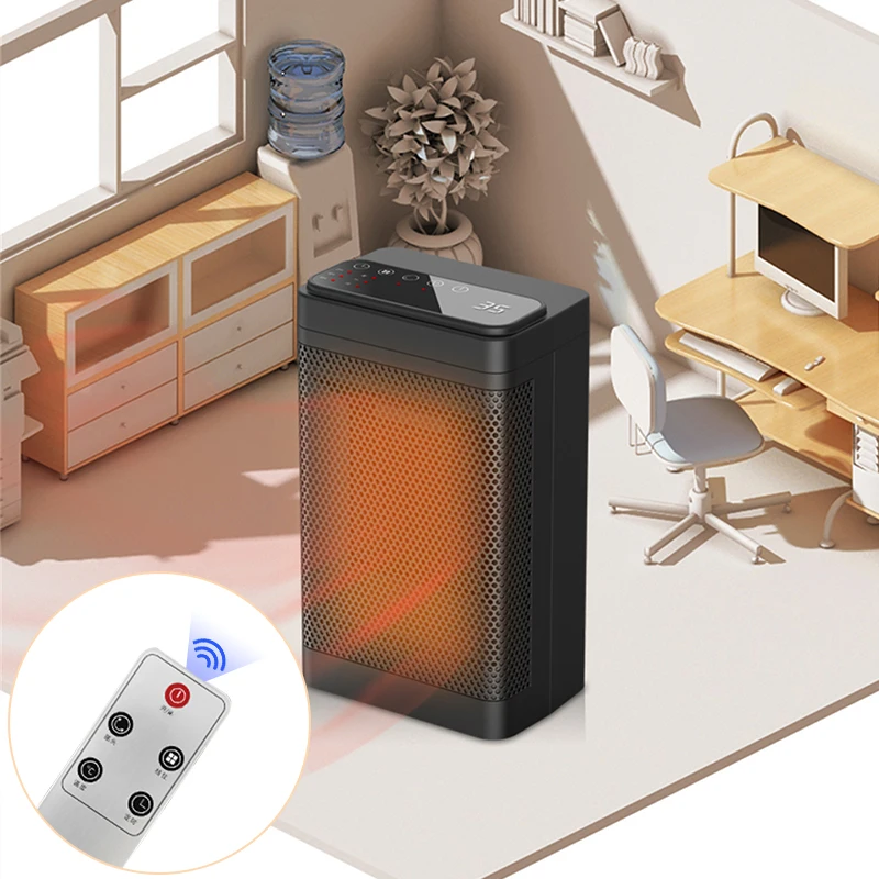 

Electric Big Fan Heater For Home Remote Control Safe And Fast PTC Heating Machine Low Consumption Warning Sheet Electric Blanket