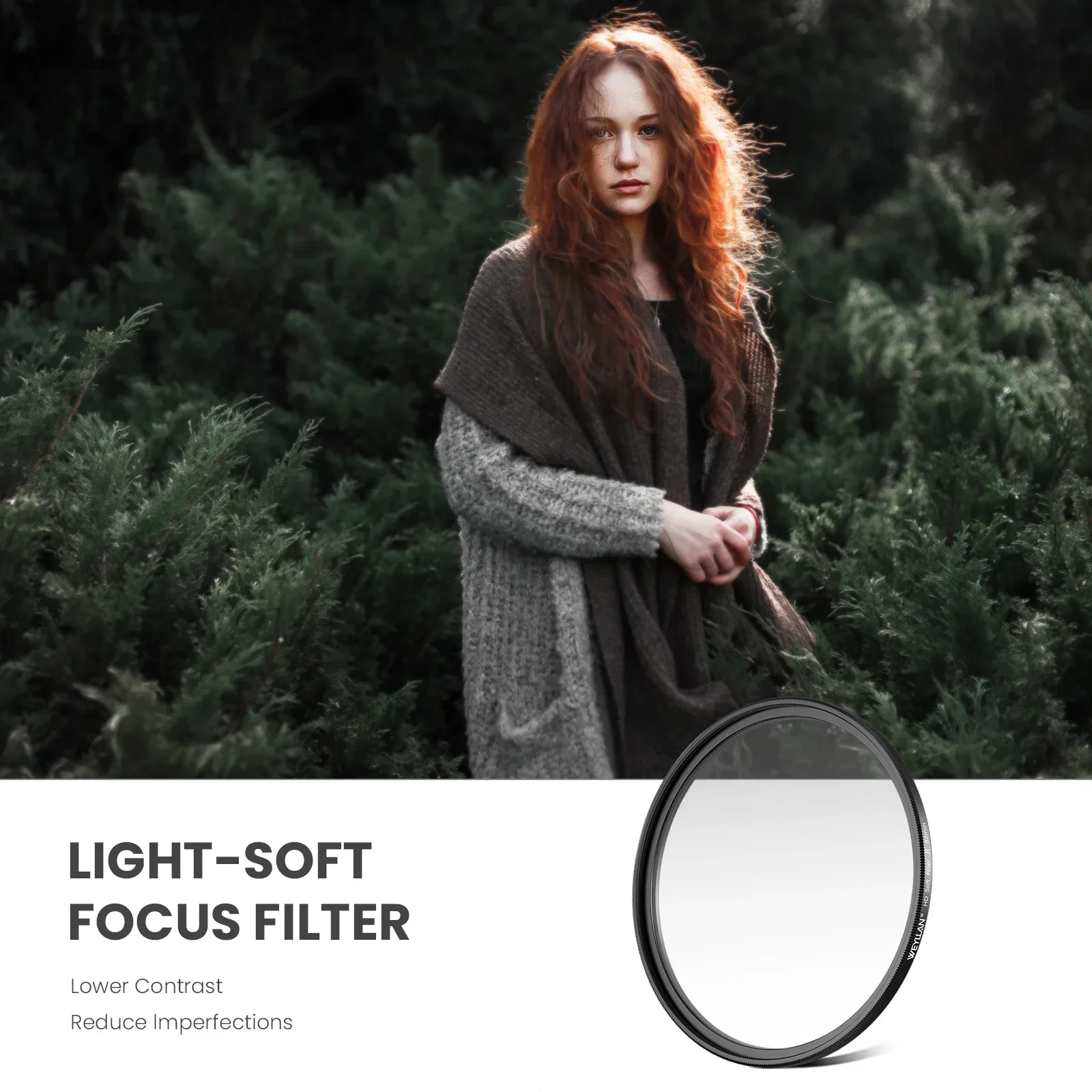 White Soft Lens Filter Camera Lens Light Filter 49mm 52mm 55mm 62mm 67mm 72mm 77