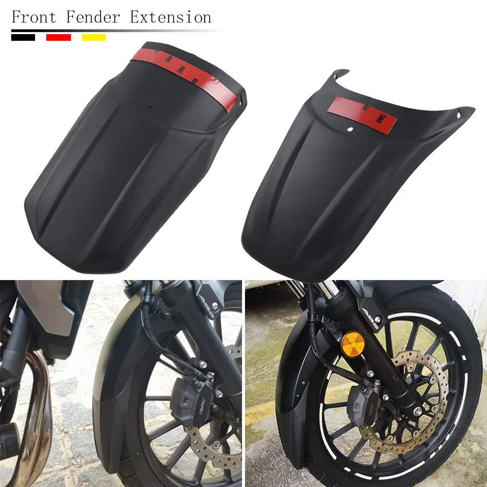 Motorcycle For Honda CB500X CB500F Front Mudguard Fender Extender Extension Cover CB 500 X / CB 500 F 2013-2018-2021 Accessories