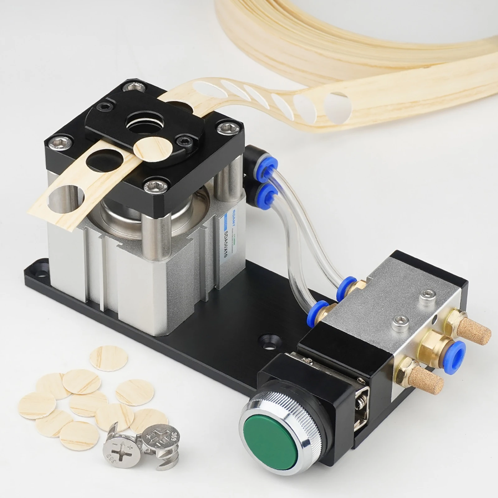 

15mm Edge Banding Punching Hole Machine Woodworking Edge Bander Hole Guide Machine Portable Edge Banding Leather Hole Punch Tool
