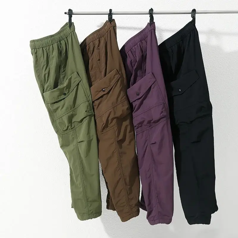 Outdoor Functional Three-dimensional Cut Men's Spring New Loose Casual Pants Outdoor Trekking Hiking Clmbing Longs Camp Trousers