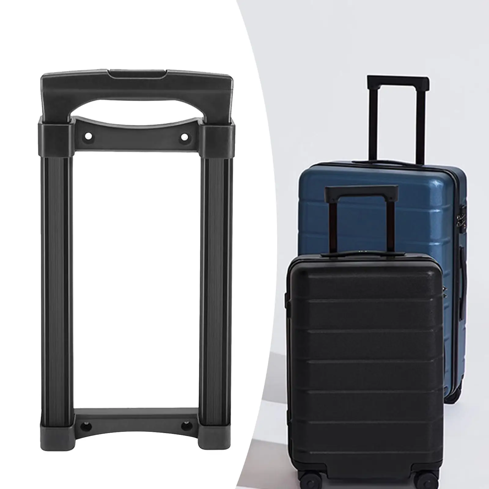 Replacement Travel Luggage Telescopic Handle Traveling Accessories Repair Parts Sturdy Wear Resistant Daily Usage Folding Handle