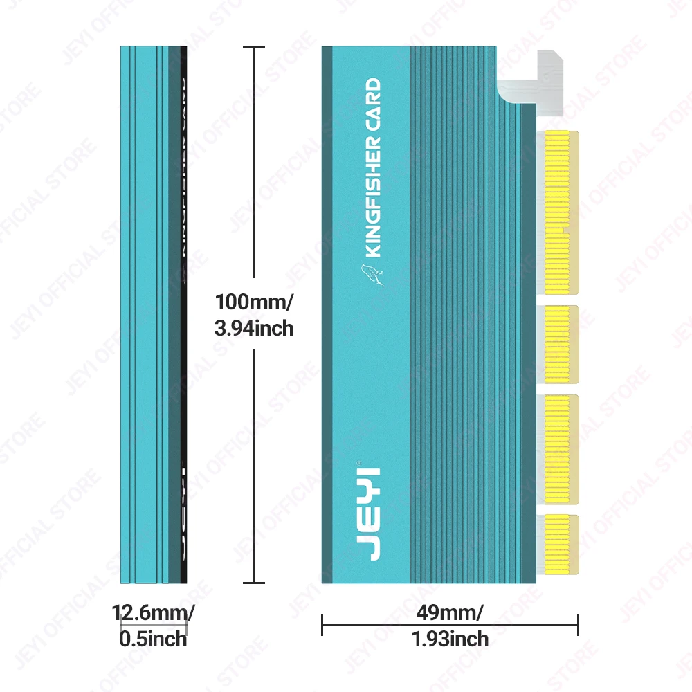 RGB, PCIe 4.0, M.2 SSD, Compatível com Gen4 Gen3 Gen2 Gen1