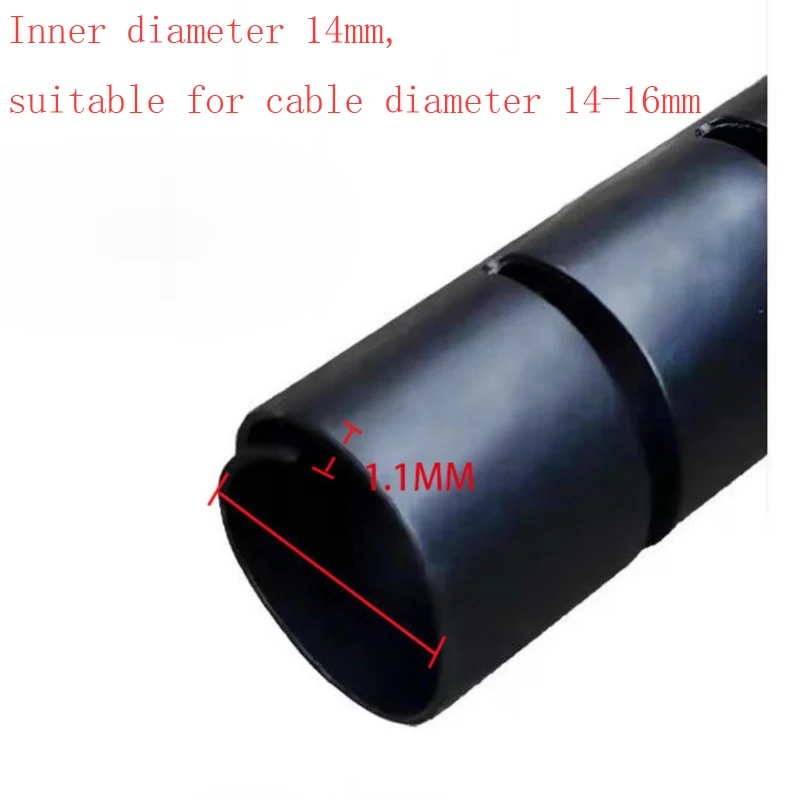 1m 2m 14mm Line Organizer Pipe Protection Flexible Spiral Wrap Winding Cable Wire Protector Car Cable Sleeve Cover Tube