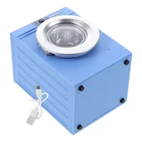 Miniature Washing Machine Model Portable Washer DIY House Layout Prop Metal Decor Tiny 1