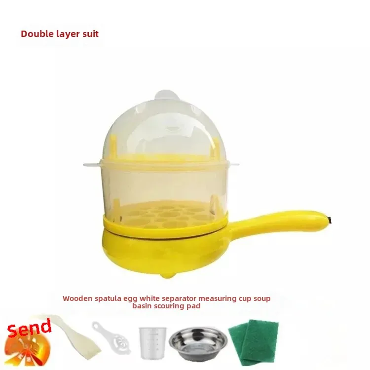 Mini Multifunctional Home Use Double Layer Egg Boiler Egg Steamer Breakfast Machine Gift Small Household Appliance