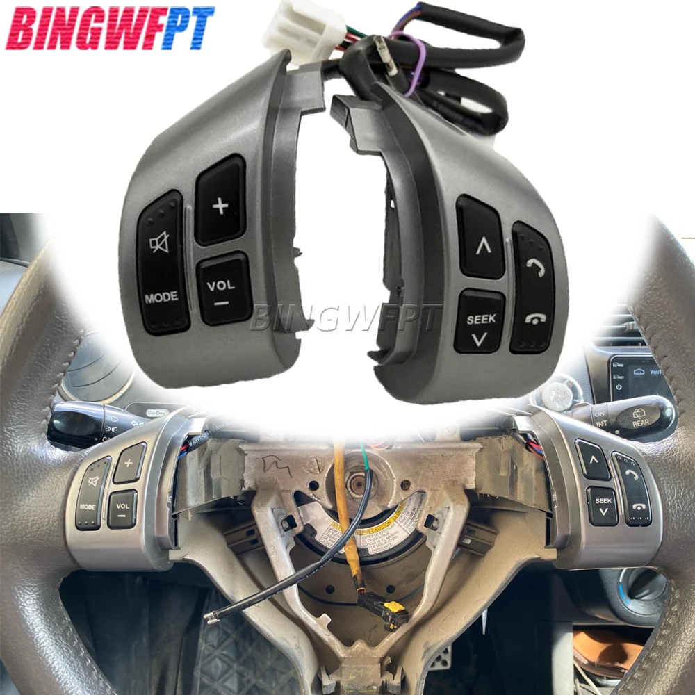 

Новые кнопки управления громкостью аудио через Bluetooth для телефона, переключатель на рулевое колесо BINGWFPT для Suzuki SX4 Swift 2006-13