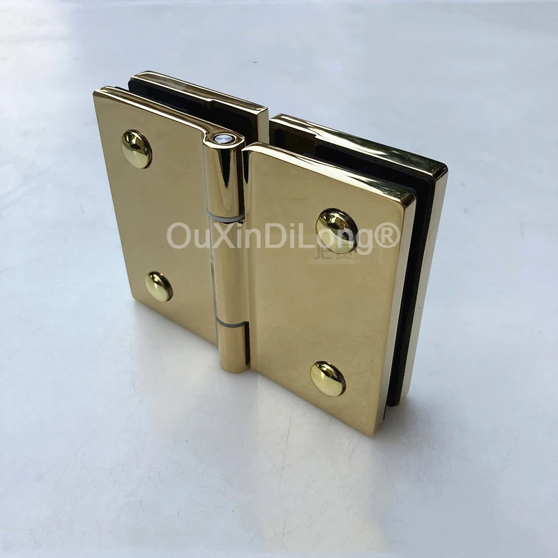 

HOT 304 Stainless Steel Casting Frameless Bathroom Glass Door Hinges Shower Cabin Glass Clamps Hinges Inward Open/Outward Open