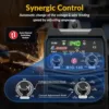 140Amp MIG Welder, 110V Flux Core MIG/Stick/Lift TIG 3 in 1 MultiProcess Welding Machine with Synergy, IGBT Inverter Welder 4