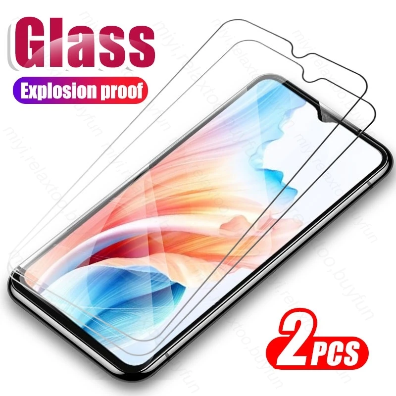 2PCS Full Cover Tempered Glass OppoA38 4G Protective Glass For Oppo A38 4G A 38 2023 CPH2579 6.56