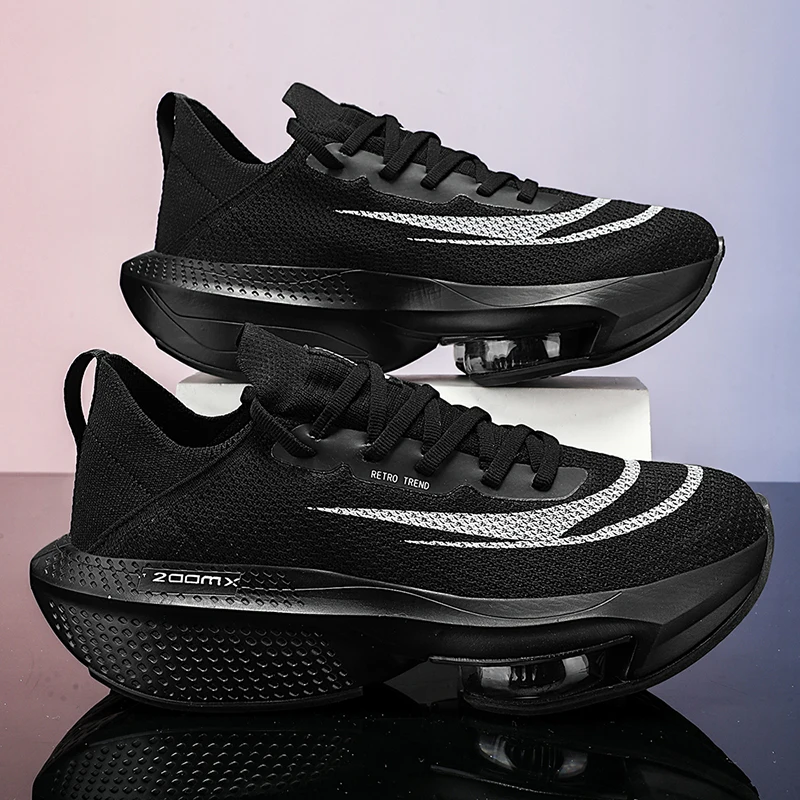 Marathon Air Cushion Men Sports Running Shoes Breathable Lightweight Women's Comfortable Athletic Nonskid Carbon Plate Sneakers men sneakers