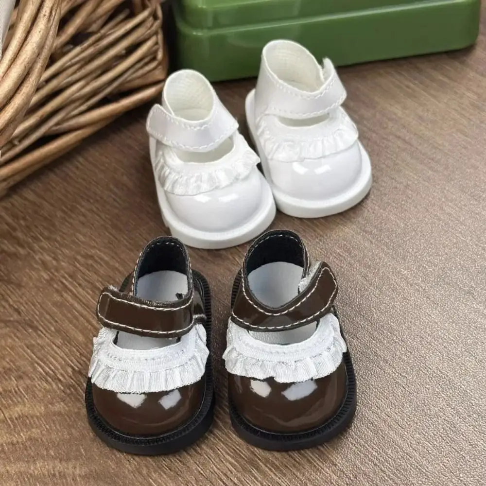 

Doll Shoes PU Leather Bow Doll Shoes PU Leather DIY Handmade Doll Shoes Boots Boots Shoes 5.5cm Leather Shoes Dolls Body Dolls