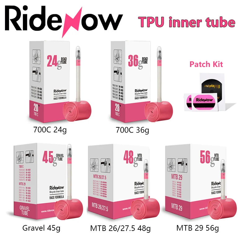 Durable Road Bike Inner Tube with French Valve