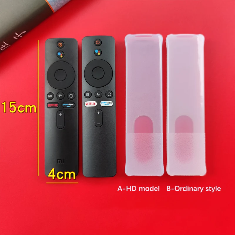 1Pcs Remote Control Cover Xiaomi Mi TV 4A Transparent Soft Silicone Shock-resistant Wear-resisting Case Dustproof Protector