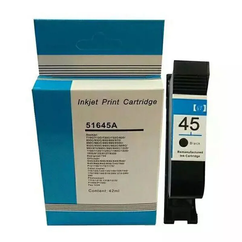 Einkshop para Hp45 51645a hp 45 Cartucho de Tinta para hp Deskjet 710c 870cxi 830c 880c 890c 895cxi 930c 950c 1000 1115 1218 - Imagem 4