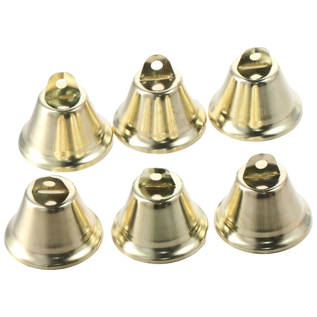  50 Pcs Small Bells Bronze Jingle Bells for Crafts