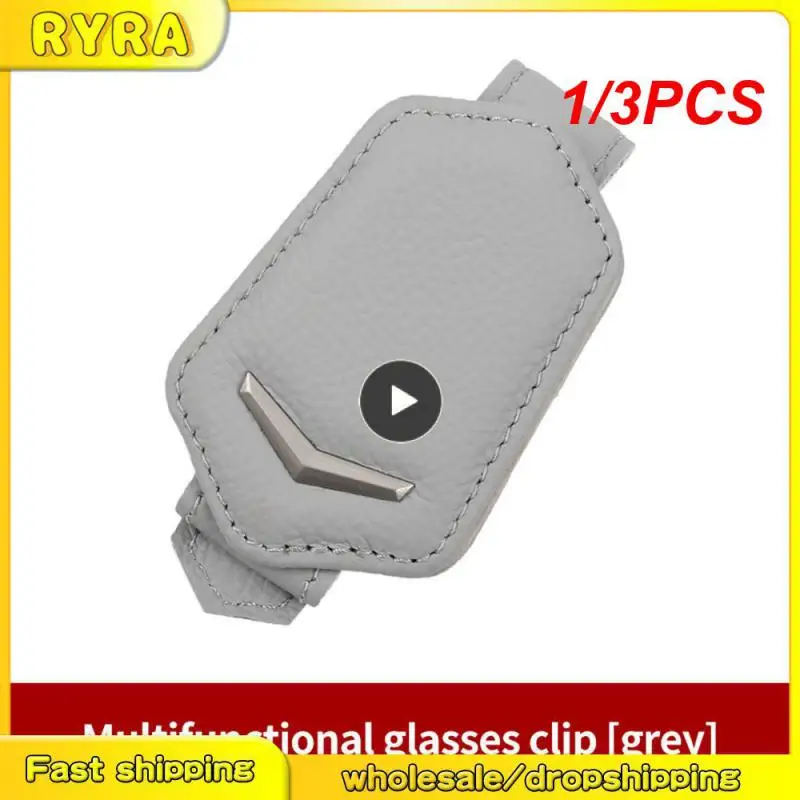 

1/3PCS Universal Car Sun Visor Glasses Box Sunglasses Clip Card Ticket Holder Auto Sun Visor Glasses Holder Car Interior