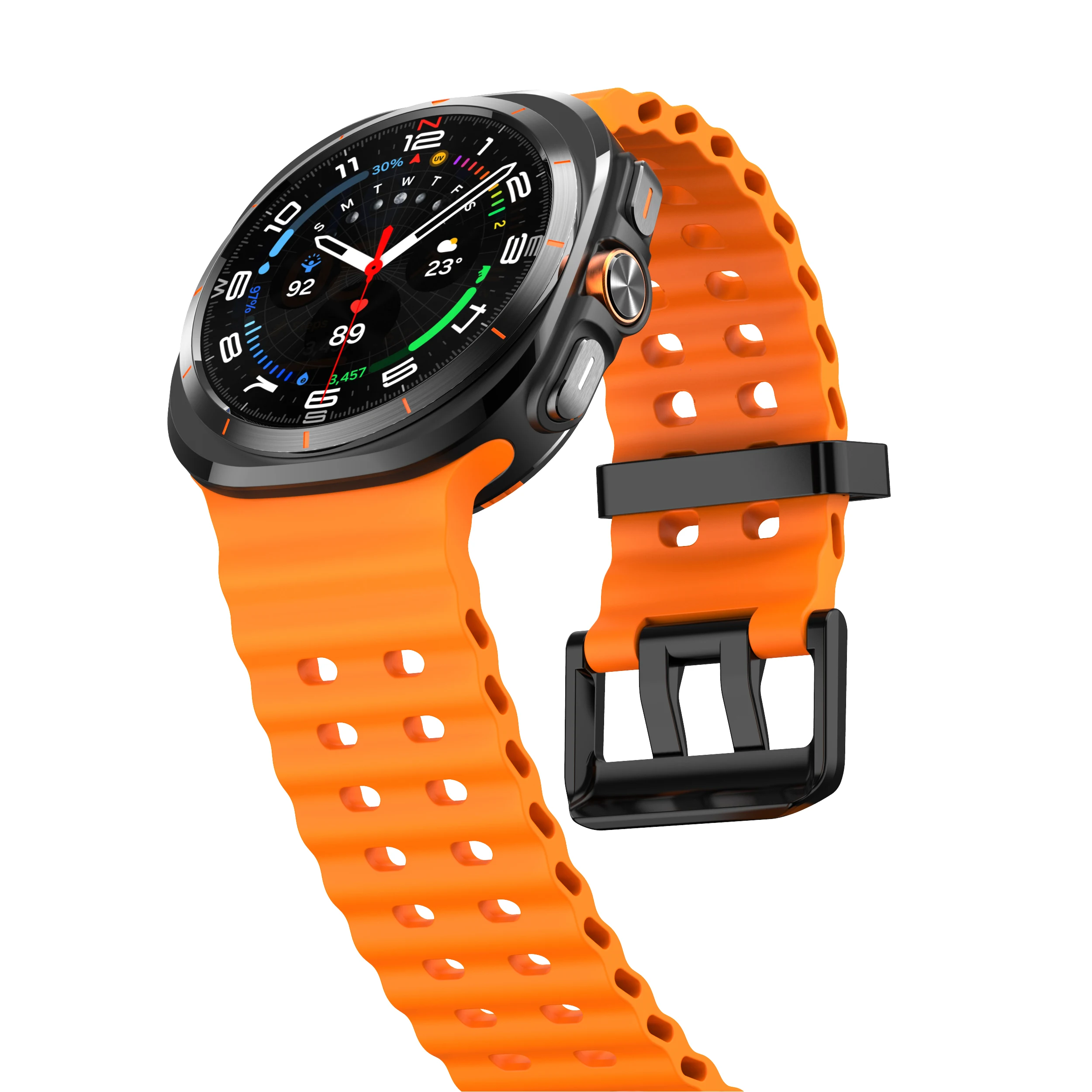 Marine Band Sport Silicone Bracelet for Watch 47mm - Ultra Accessories