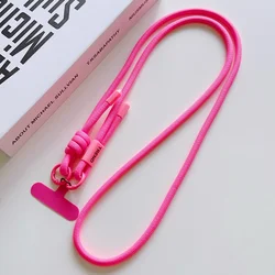 Universal Adjustable Length Phone Lanyard with Neck and Crossbody Strap and Connection Clip (M)