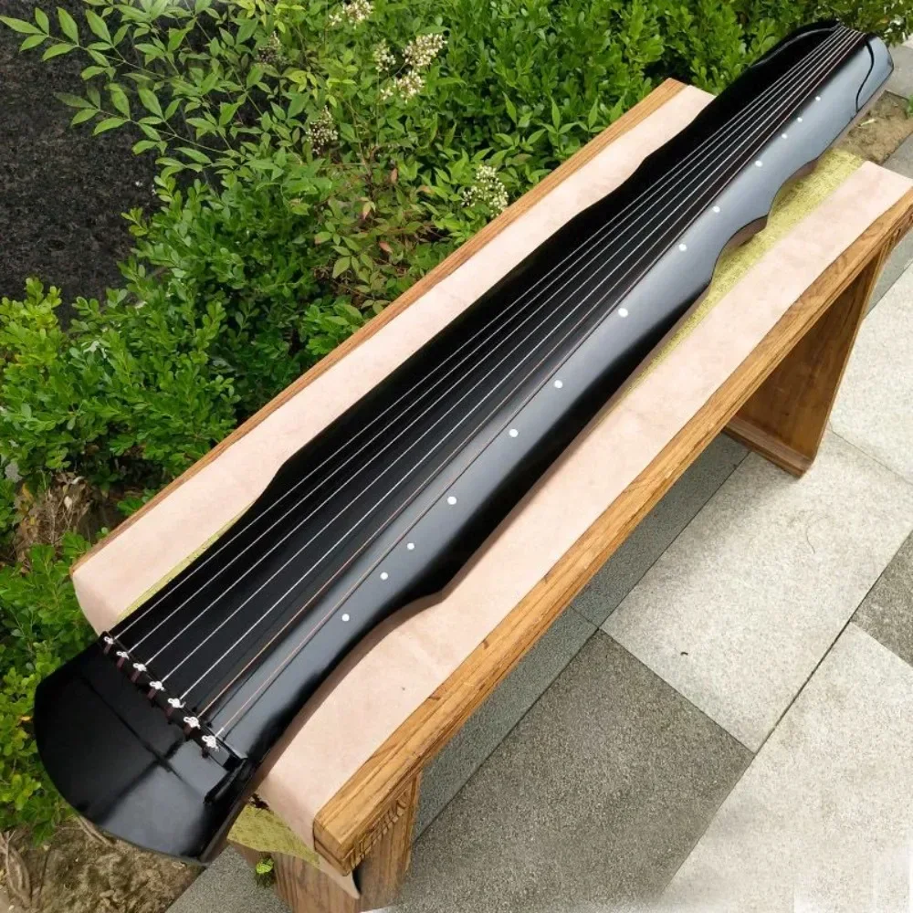 Handmade Fuxi Guqin Iniciante, Instrumento Musical Chinês Tradicional, Instrumentos de Cordas Profissionais, 7 Cordas, 123cm