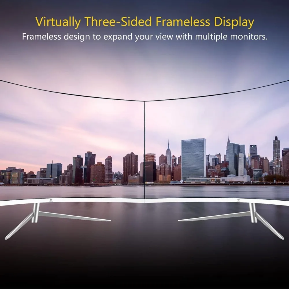 27-inch Curved Gaming Monitor, Full HD 1080P 1920x1080 LED Backlight Monitor, with 75Hz Refresh Rate and Eye-Care Technology 5