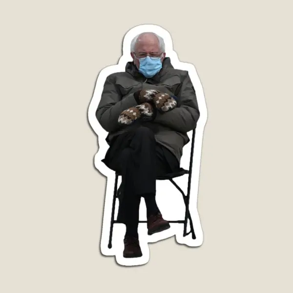 

Bernie Sanders Sitting Magnet Toy Baby Colorful Refrigerator Magnetic Funny Holder Kids Home for Fridge Organizer Decor Cute