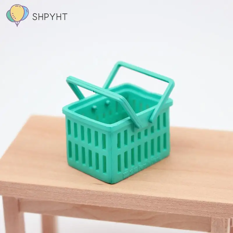 

1:12 Dollhouse Miniature Shopping Hand Basket Vegetable Food Storage Basket Model Living Scene Decor Toy Doll House Accessories