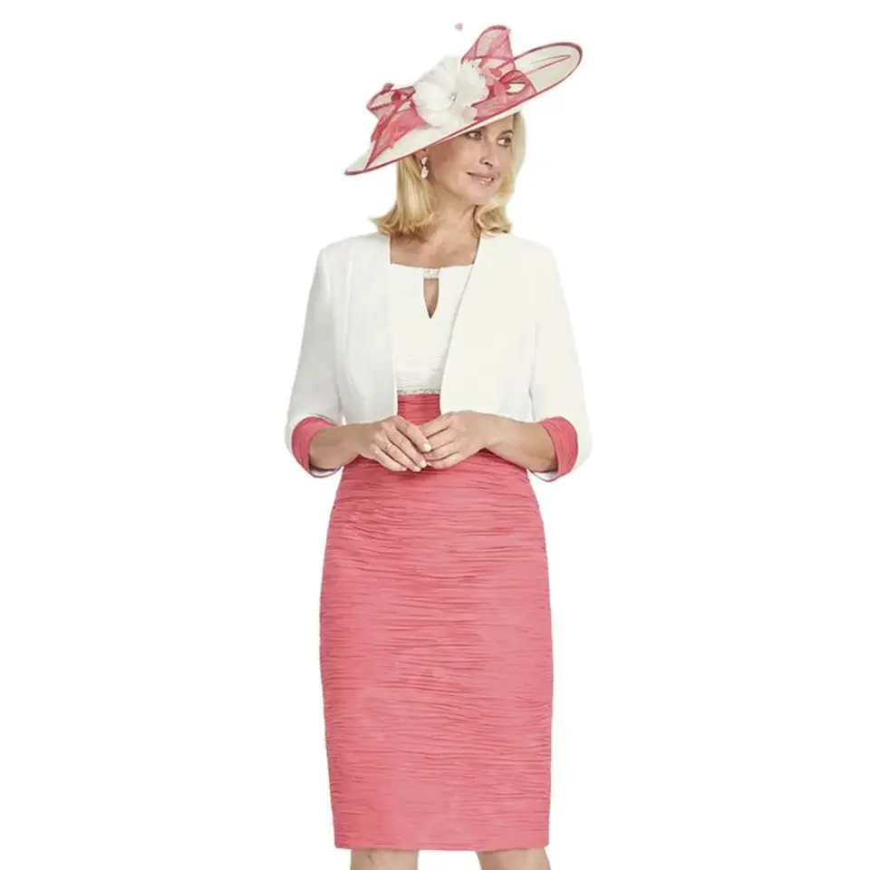 2 Piece Mother Of The Bride Dresses Plus Size Knee Length Mother Of The Bride Dresses For Wedding Includes Jackets Grandmother Of Bride Long Dresses 2 Piece Mother Of The Bride Dresses Plus Size Knee Length Mother Of The Bride Dresses For Wedding Includes Jackets Grandmother Of Bride Long Dresses