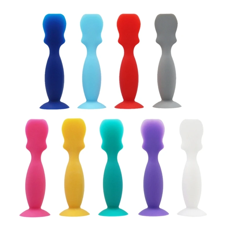 M76c Silicone Diaper Cream Brush With Suction Base Butt Spatula Baby