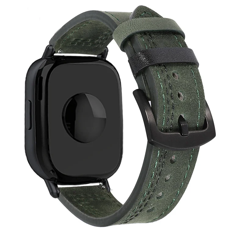 Elegant Leather Loop Strap - Premium Replacement Wristband 22mm Bracelet Accessory