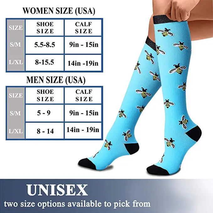 Size XXL Large Size Soccer Football Stockings Compression Socks Fit Medical,Nurses,Doctor,Edema,Diabetes,Varicose Veins,Running