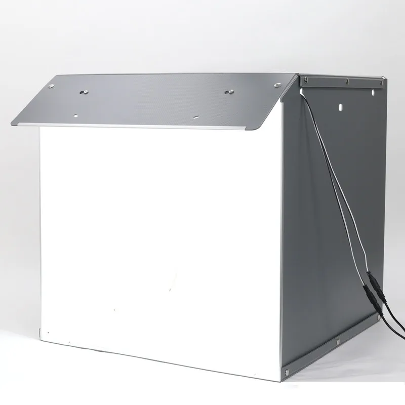 SANOTO 56cm Fold Photograph Lightbox Photo Studio Manicure Foto Softbox LED Photo Light Box Dimmable Tabletop Shooting Tent Kit