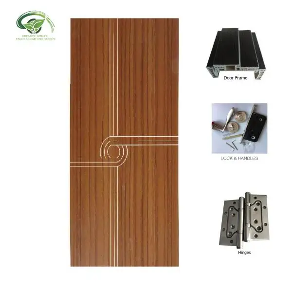 Timber door leaf hotel entrance doors 4