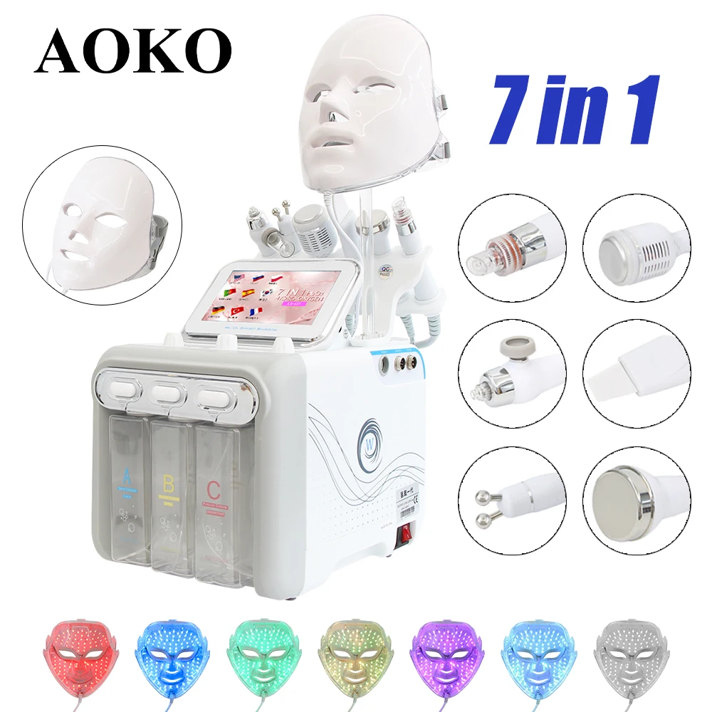 Professionl Hydro Bio-lifting Facial Scrub Oxygen Cleansing Lifting Microdermabrasion Beauty Machine SPA Salon device