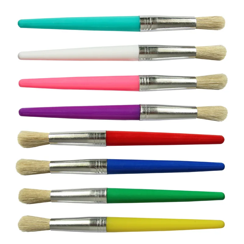 

4pcs Art brush Round Pointed Painting Brush Wool Hair Water Color Acrylics Brush Pen pincel para pintura Art Supplies