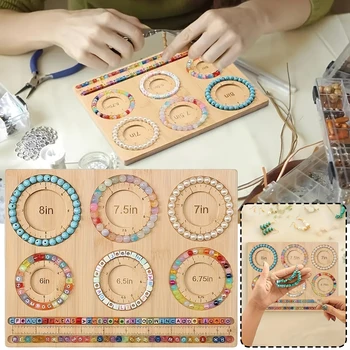 Multi-Bracelet Wood Beading Board 1