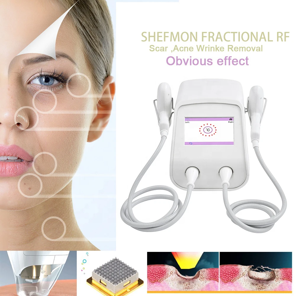 Newest Technology Novoxel Tixel 2 Thermal Fractional Mezotix Machine WithTwo Handle Pigment Scar Wrinkle Stretch Removal Machine